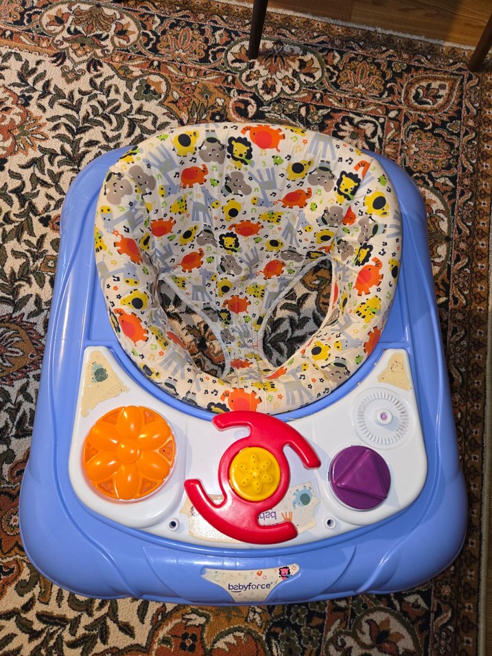 mavi Bebek Yürüteci - Görsel 3