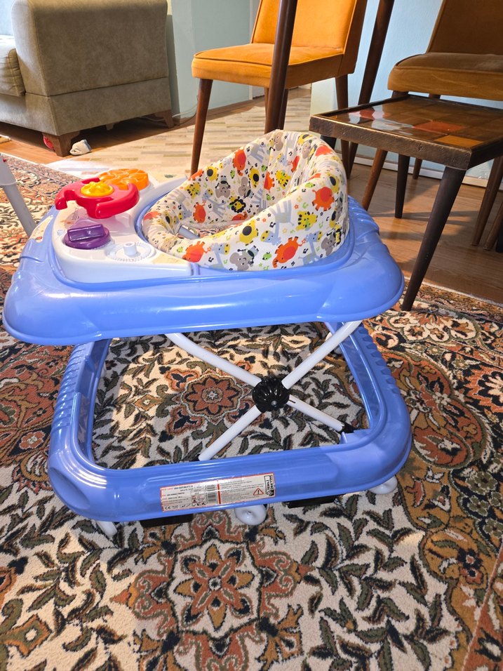 mavi Bebek Yürüteci - Görsel 2