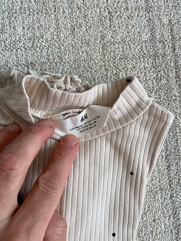 H&M Hm uzun kollu badi 3-4 yaş