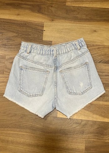 Mavi Kız Çocuk Mini Denim Şort - Görsel 2
