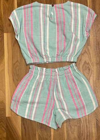 Bohem Tarz Geniş Kesim Kız Şort - Görsel 2