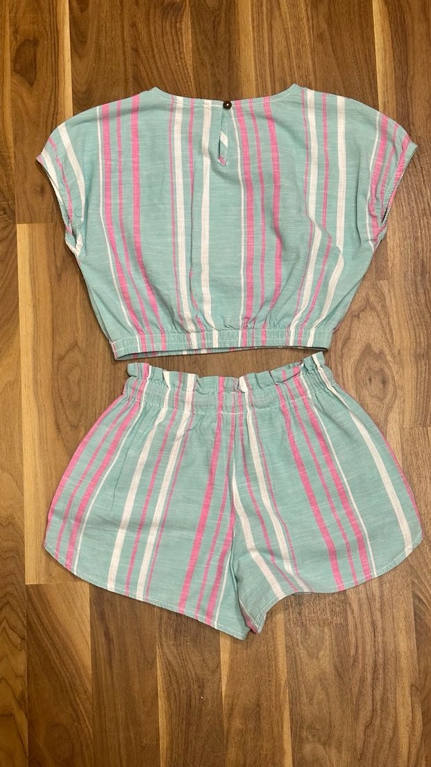 Bohem Tarz Geniş Kesim Kız Şort - Görsel 2