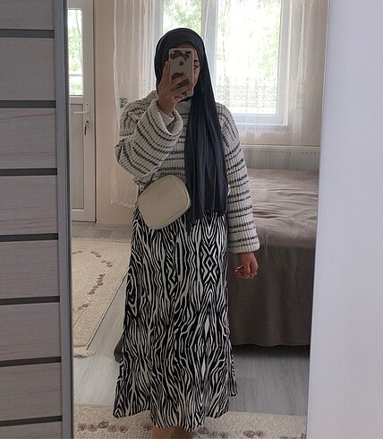 Zebra desen etek