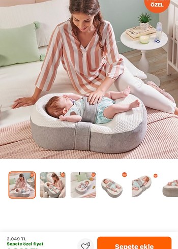 Gri Pastel Emzirme ve Hamilelik Yastığı