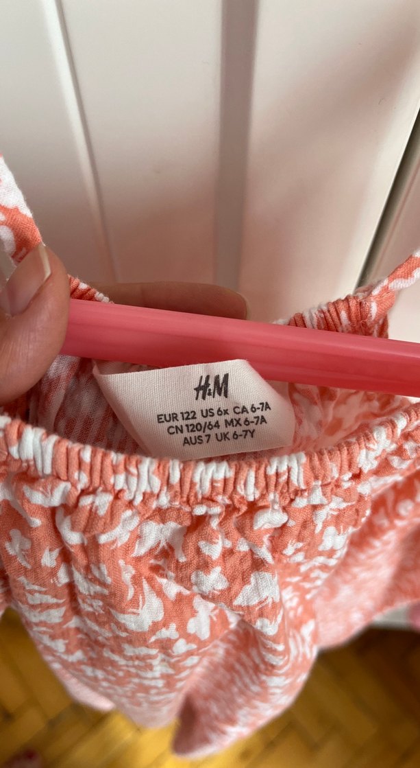 Kız Çocuk Pembe Bağlamalı Bohem Elbise - Görsel 2