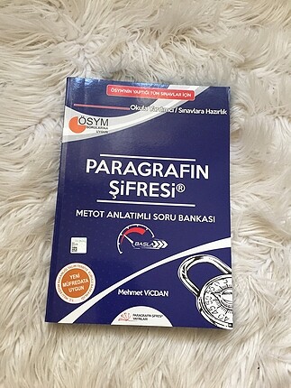 Paragrafın şifresi metot anlatımlı soru bankası