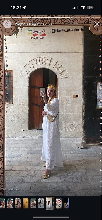 Beyaz elbise - Görsel 6