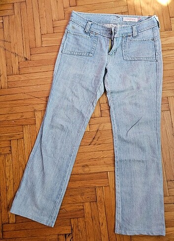 40 Beden Mango İspanyol Paça Jean