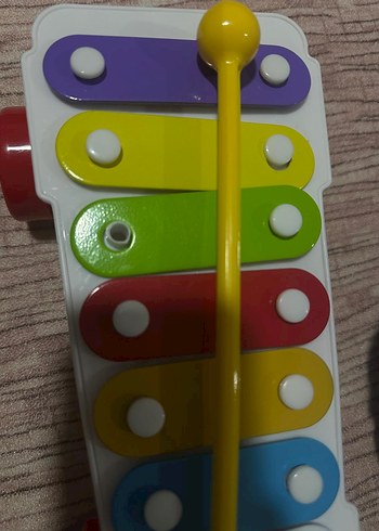 Renkli Ahşap Ksilofon Eğitici Oyuncak - Görsel 2