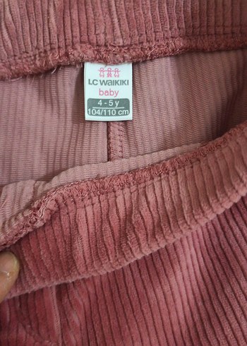 Pembe Fitilli Kız Çocuk Tayt - Görsel 2