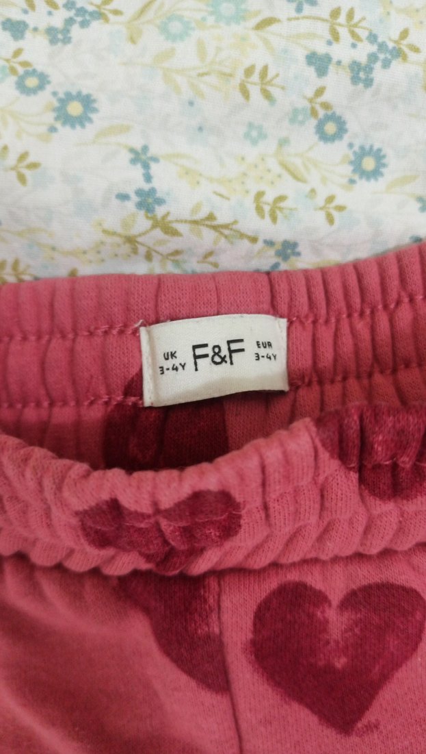 Pembe Kalpli Kız Çocuk Tayt iki iplik - Görsel 2