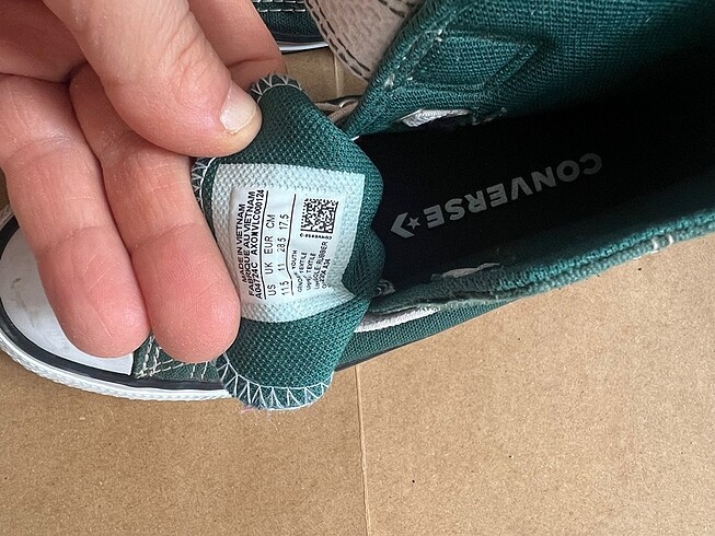 28 Beden yeşil Renk Converse