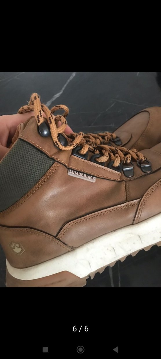 Lumberjack Erkek Kahverengi Deri Outdoor Bot - Görsel 2