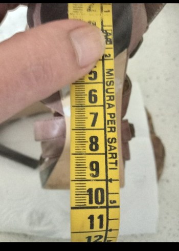 Hakiki deri topuklu ayakkabı - Görsel 7