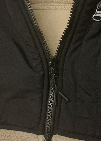 Kapüşonlu Fermuarlı Bej Unisex Mont - Görsel 7