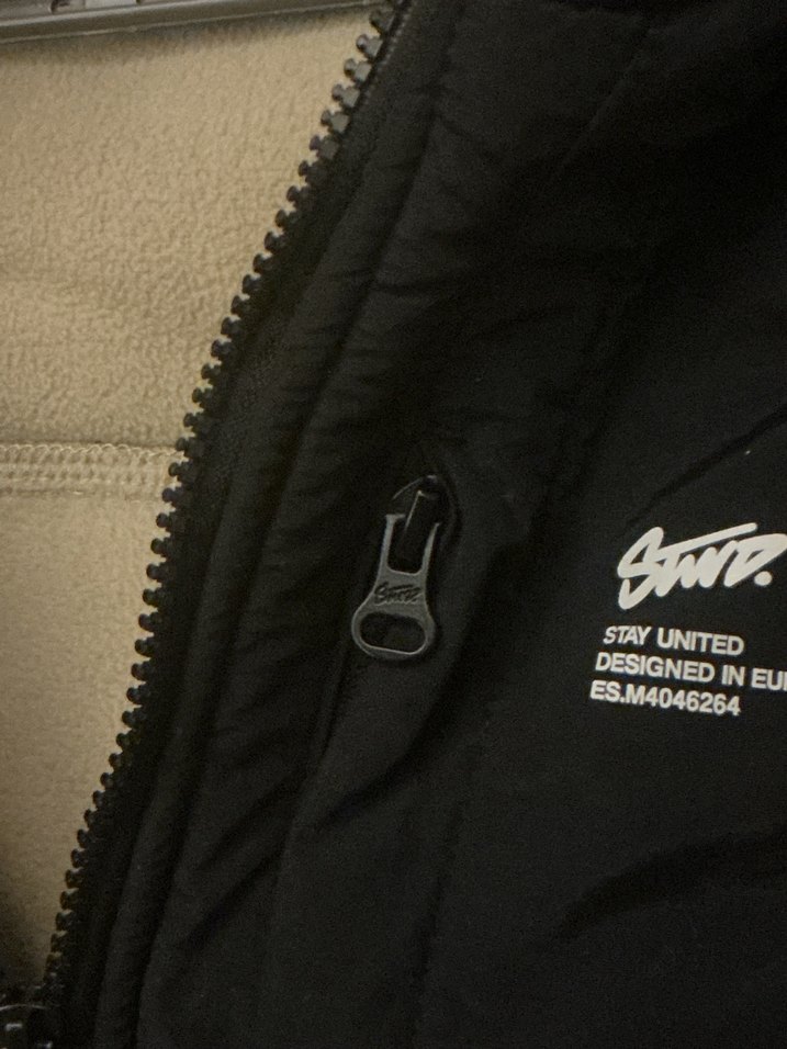 Kapüşonlu Fermuarlı Bej Unisex Mont - Görsel 4