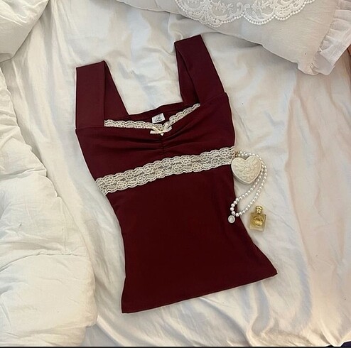 Coquette lolita tam boy bluz#begeni