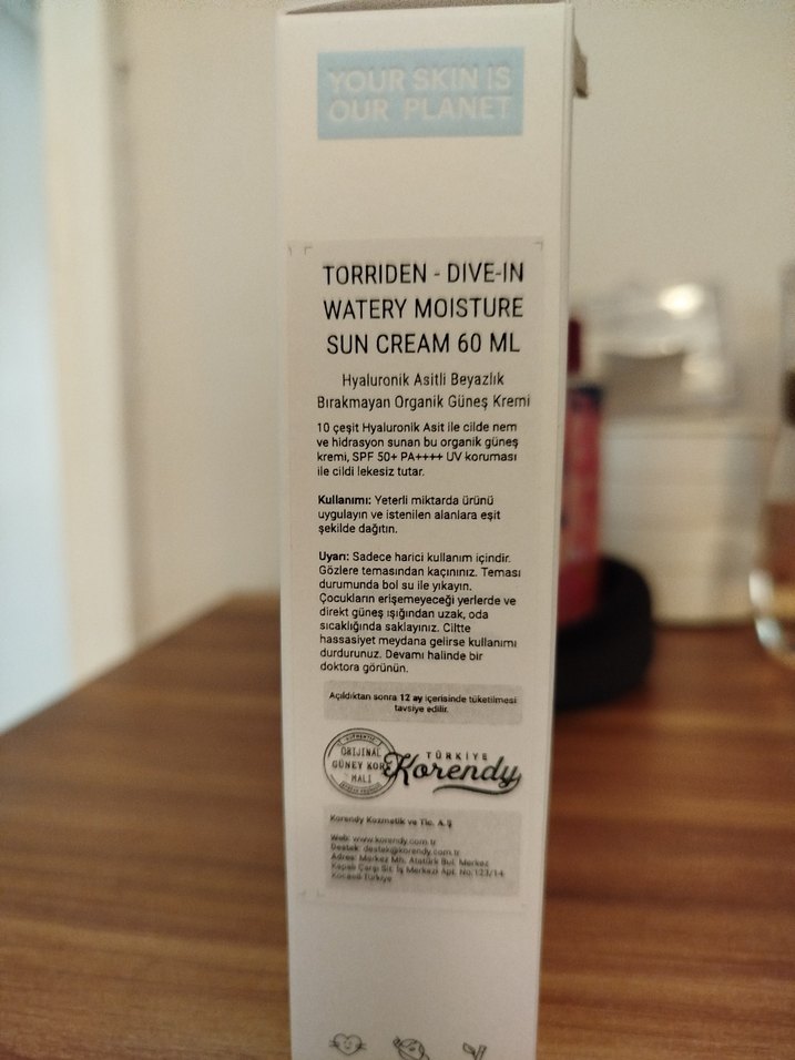 Torriden DIVE IN Nemlendirici Güneş Kremi SPF50+ - Görsel 2