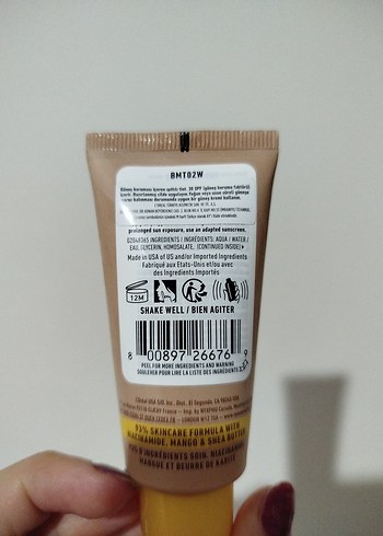 nyx glaze skin tint 02 - Görsel 2