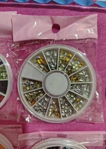 Renkli Tırnak Süsleme Seti ve Araçlar - Görsel 2