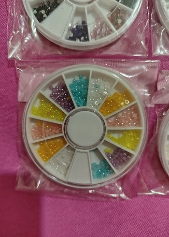 Renkli Tırnak Süsleme Seti ve Araçlar - Görsel 5