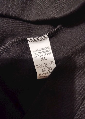 kadın siyah desenli tayt - Görsel 5