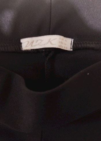 kadın siyah desenli tayt - Görsel 5