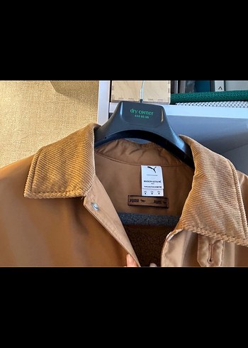 Puma Kahverengi Midi Erkek Trençkot/Pardesü Puma x Maison Kitsume