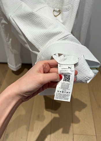 Kadin Beyaz Fermuarlı Ceket - Görsel 2