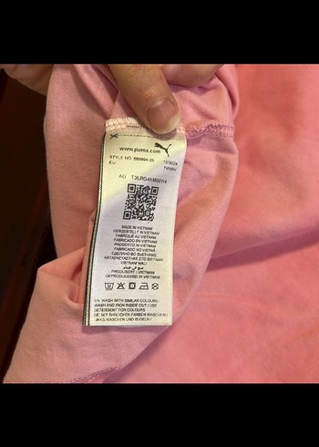 Puma Pembe Batik Tişört