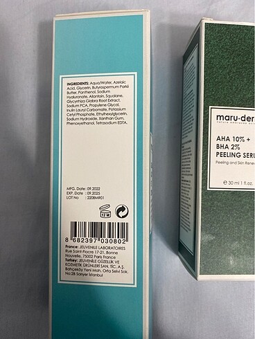 Diğer Maruderm azeleic nemlendirici krem ve aha bha peeling serum set