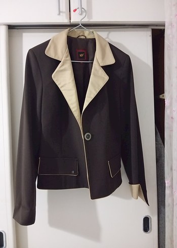 Kahverengi Kadın Blazer - Görsel 3