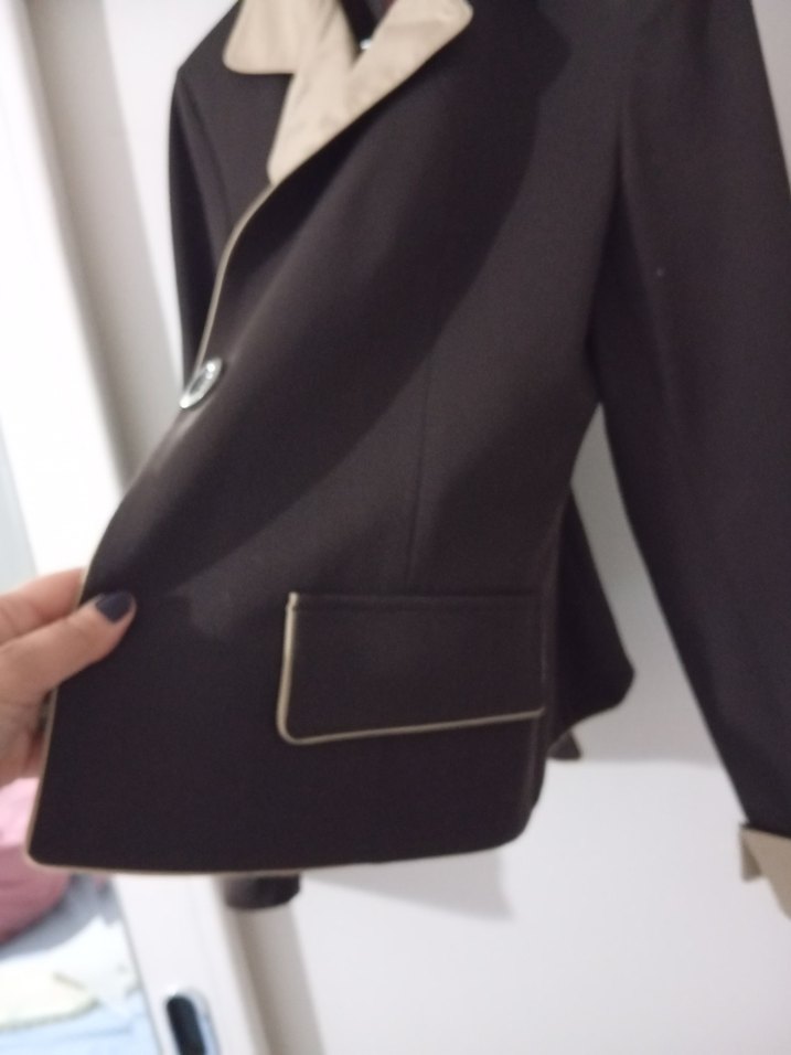 Kahverengi Kadın Blazer - Görsel 5