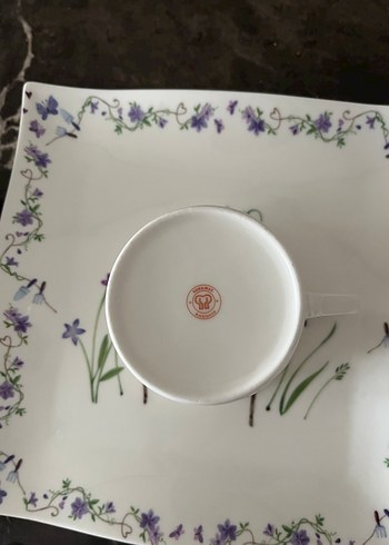 Mor Baskılı Geleneksel Tabak Takımı - Görsel 5