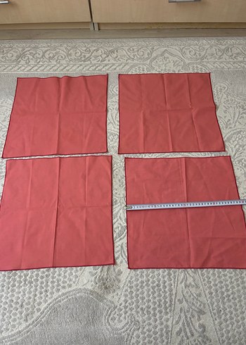 Pembe kumaş servis peçete