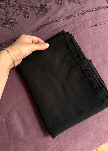 LC Waikiki Drapeli Siyah Kadın Şal