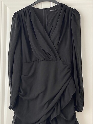 siyah şık elbise abiye
