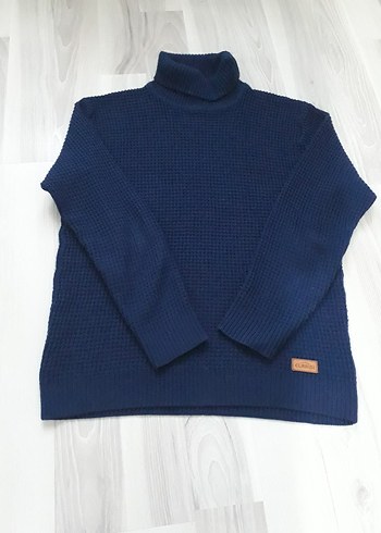 Mavi Erkek Çocuk Triko Kazak CLARIS bayan kazağı - Görsel 3