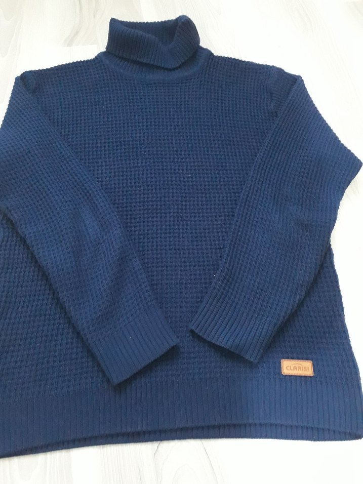 Mavi Erkek Çocuk Triko Kazak CLARIS bayan kazağı - Görsel 2