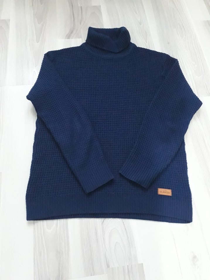 Mavi Erkek Çocuk Triko Kazak CLARIS bayan kazağı - Görsel 3