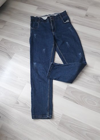 Koton Kadın Lacivert Baskılı Mini Denim Şort