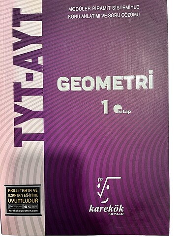 Tyt-Ayt geometri karekök yayınları özet konu anlatımlı soru bank