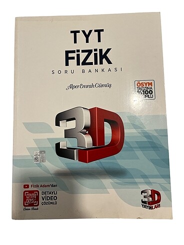 Tyt fizik 3d yayınları soru bankası