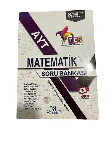 Ayt matematik soru bankası yayın denizi