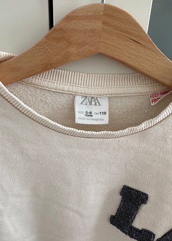 Beyaz Baskılı Sweatshirt - Görsel 2