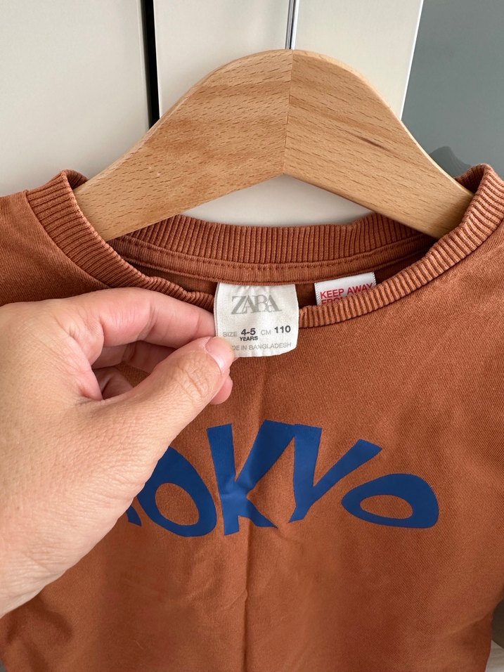 Kahverengi Tokyo Baskılı Erkek tişört - Görsel 2