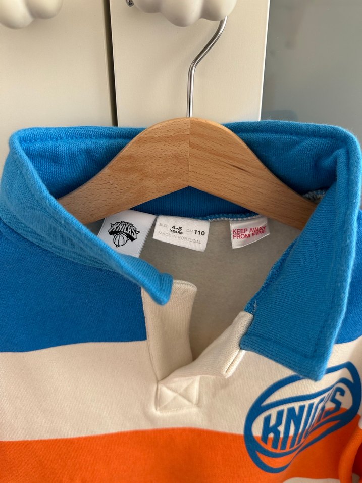 Çocuk Renkli Çizgili Sweatshirt - Görsel 2