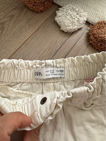 24-36 Ay Beden Zara jean şort