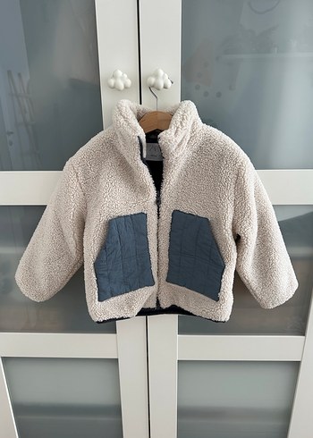 Kontrast suni yünlü mont - Görsel 2