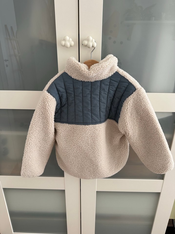 Kontrast suni yünlü mont - Görsel 5